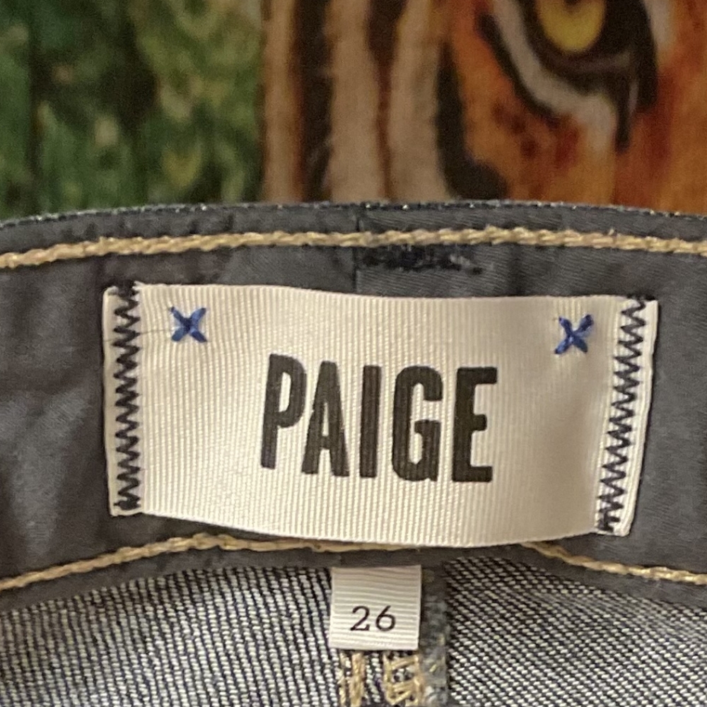 PAIGE Awesome "Skyline Straight" Skinny Jeans - Picture 4 of 6